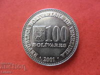 100 Μπολιβάρ 2001 Βενεζουέλα