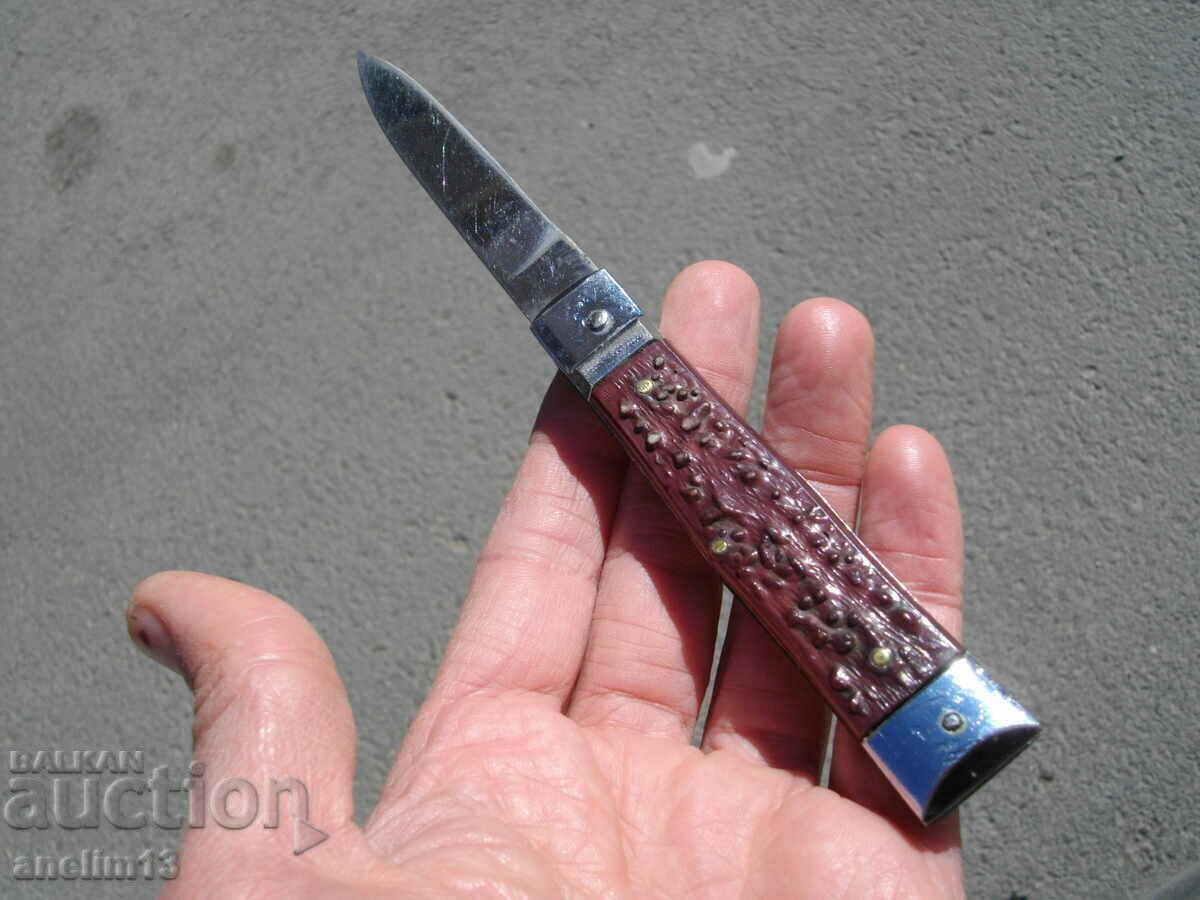 COLLECTIBLE GERMAN FES AUTOMATIC POCKET KNIFE with price 70.00 BGN | € 35.79