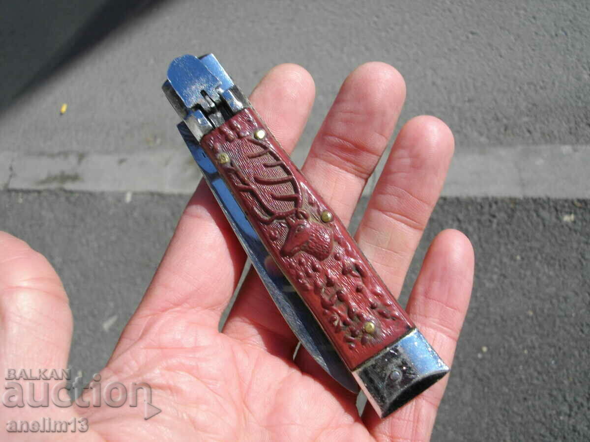 COLLECTIBLE GERMAN FES AUTOMATIC POCKET KNIFE - 5
