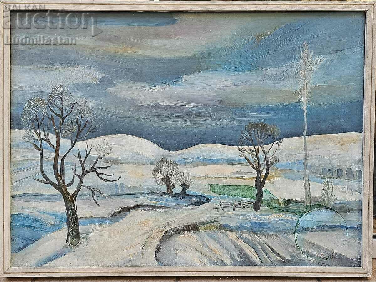 B.Z.Ts Tsviatko Balev /1958-2013/- Winter landscape