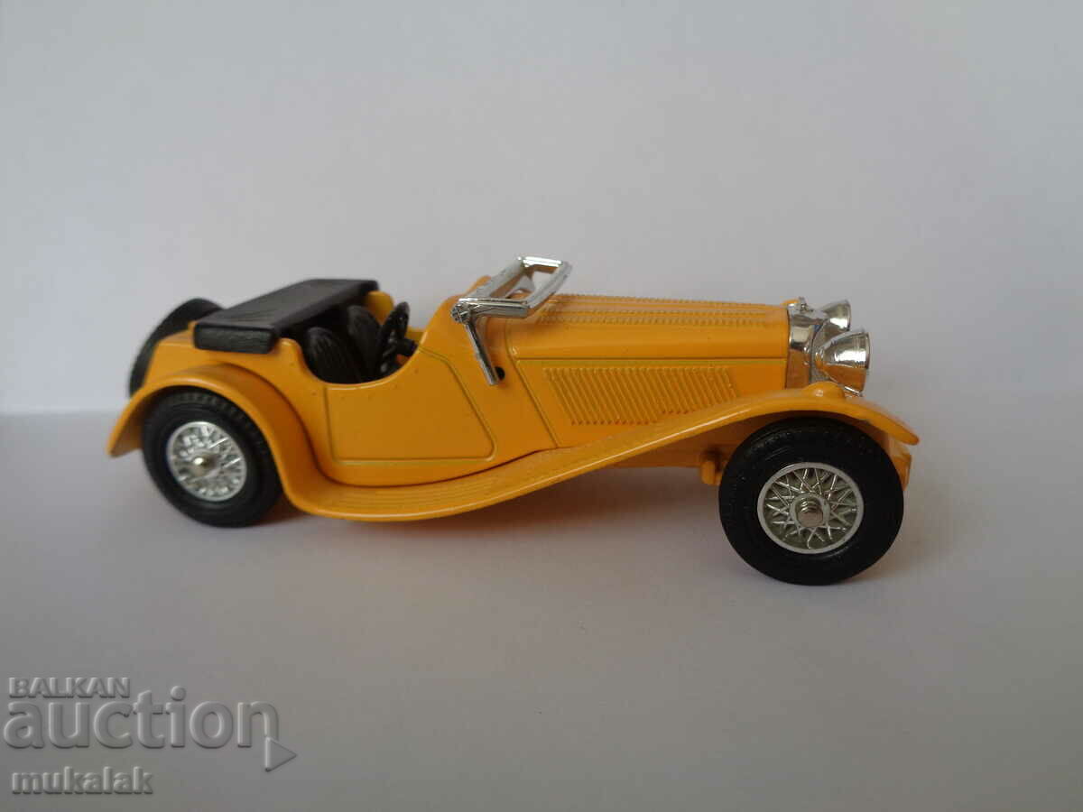 Auction  1:43 MATCHBOX JAGUAR SS 100 1936 RETRO MODEL CAR