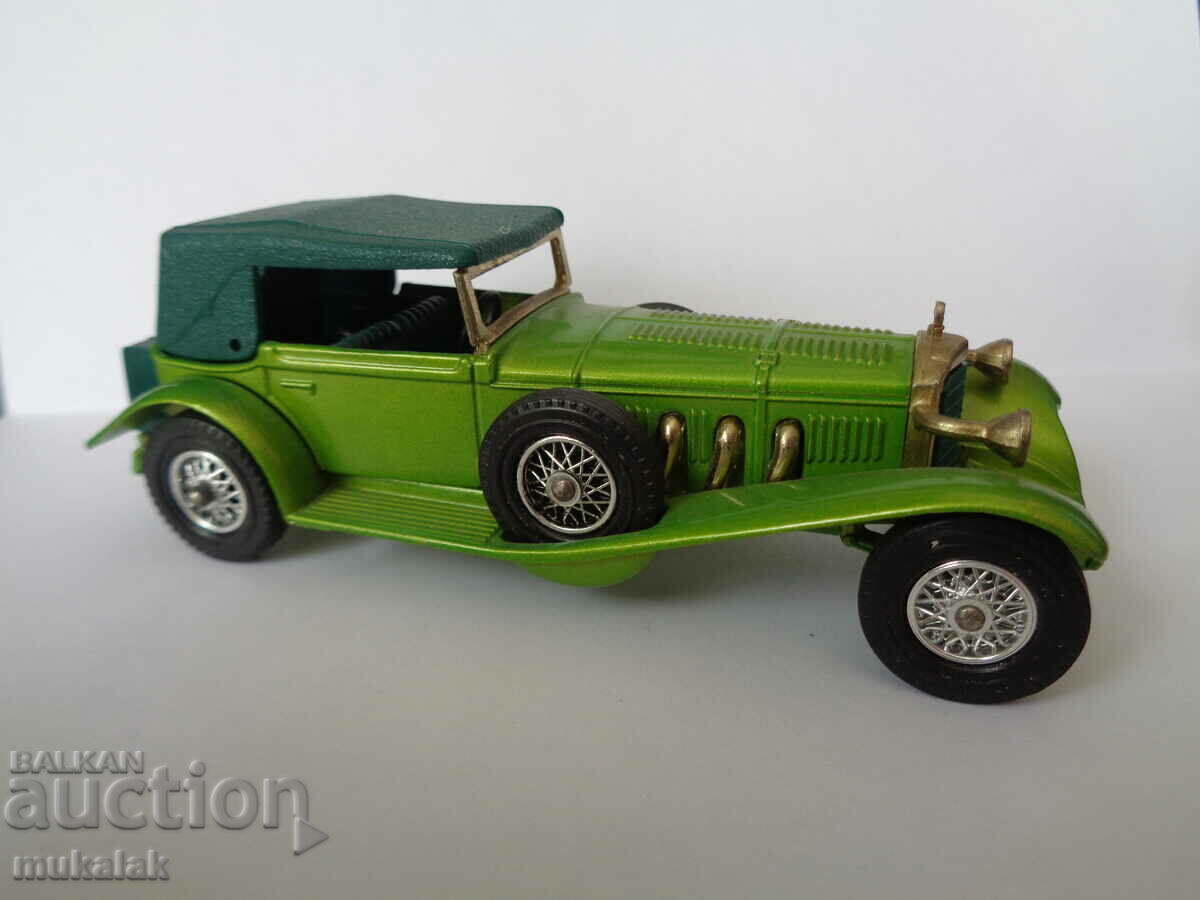 Licitație 1:43 CUTIE DE chibrituri MERCEDES BENZ SS 1928 MODEL RETRO TROLLEY