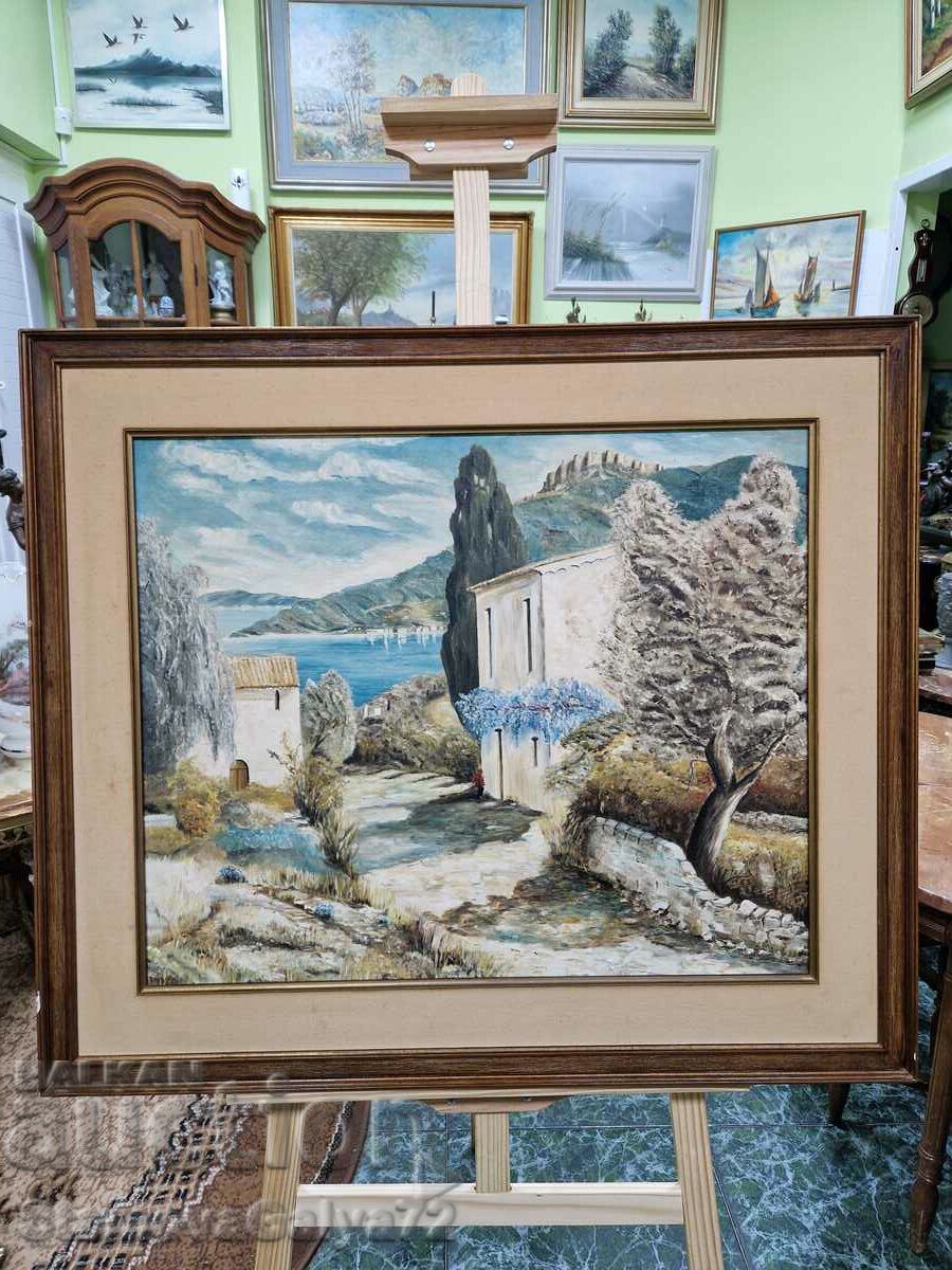 Great antique author master oil painting