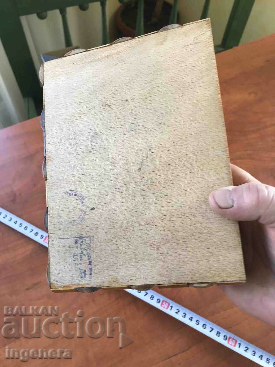 WOODEN JEWELRY BOX OLD CHEST ETHNIC BULGARIA - 7 WOODEN JEWELRY BOX OLD CHEST ETHNIC BULGARIA - 7