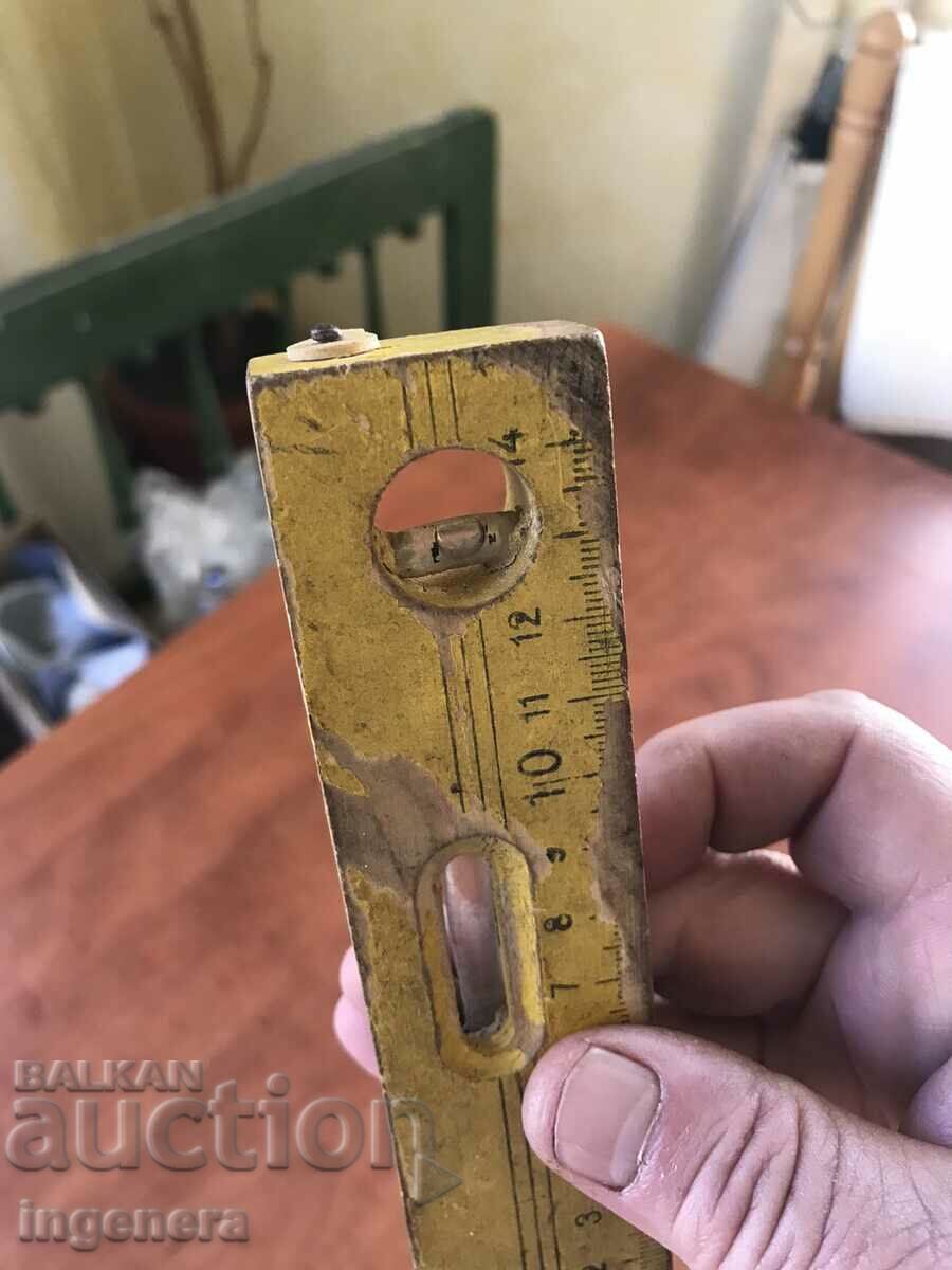 Auction LEVEL WOOD ANTIQUE TOOL STRAIGHT-MINI Auction LEVEL WOOD ANTIQUE TOOL STRAIGHT-MINI