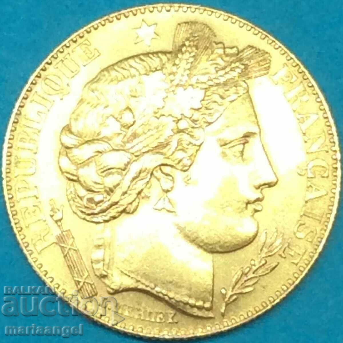 Γαλλία 10 φράγκα 1896 3,22g Ποιότητα «Ceres».