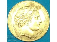 Франция 10 франка 1896 3,22г  "Церера" качество