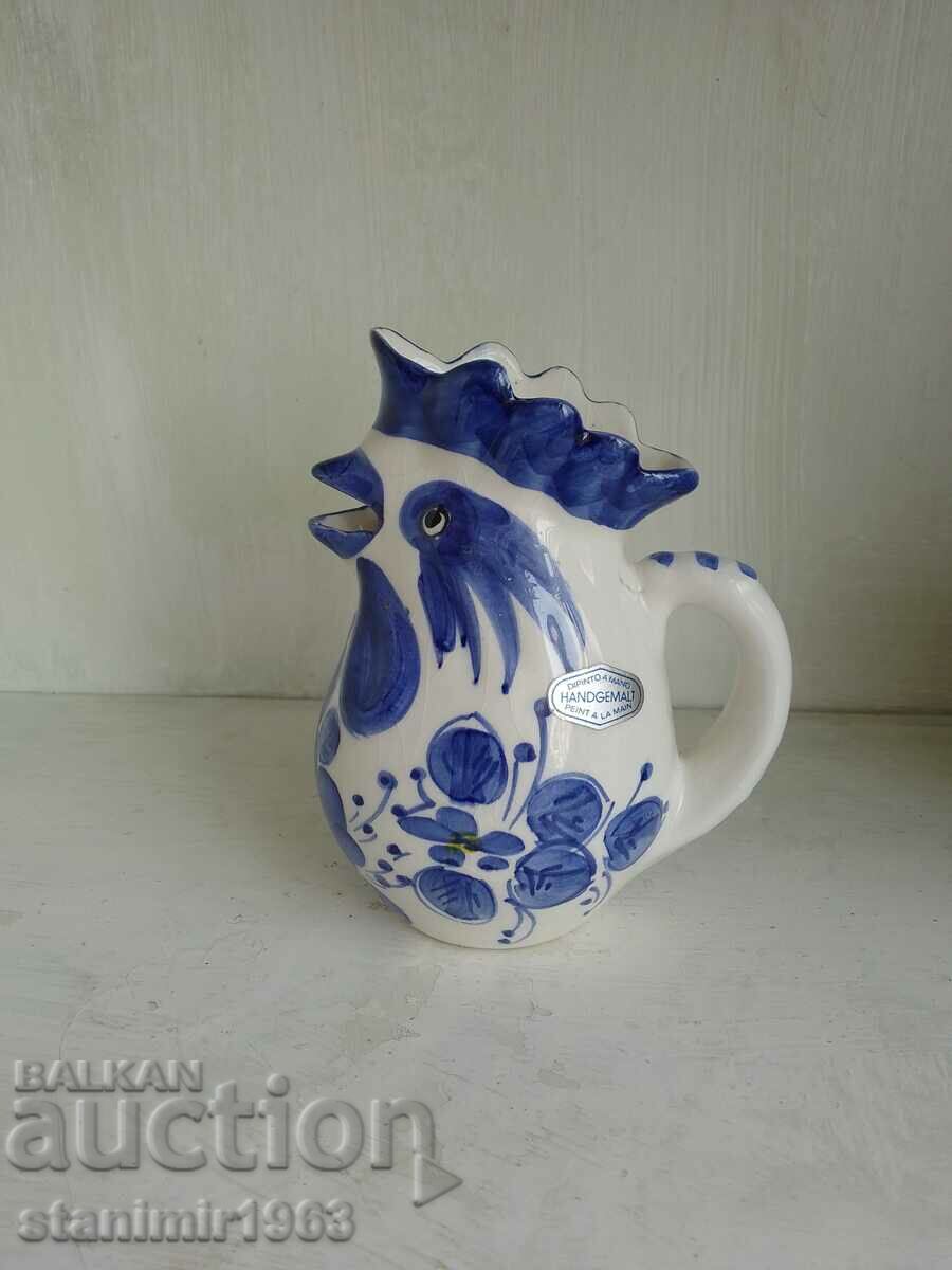 Beautiful latiere, hand painted porcelain, marked