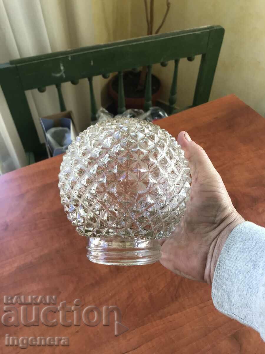 Auction LIGHTING BATH BALL ON SCREW GLASS RETRO Auction LIGHTING BATH BALL ON SCREW GLASS RETRO