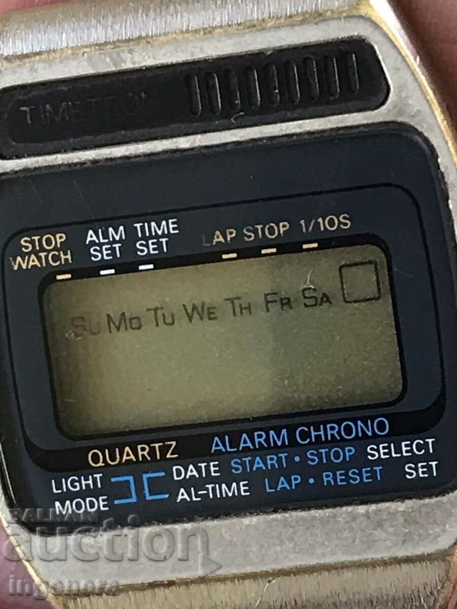 CEAS MANUAL ELECTRONIC RETRO REPARARE PIESE UZATE cu preț 18.00 BGN | € 9.20 CEAS MANUAL ELECTRONIC RETRO REPARARE PIESE UZATE cu preț 18.00 BGN | € 9.20