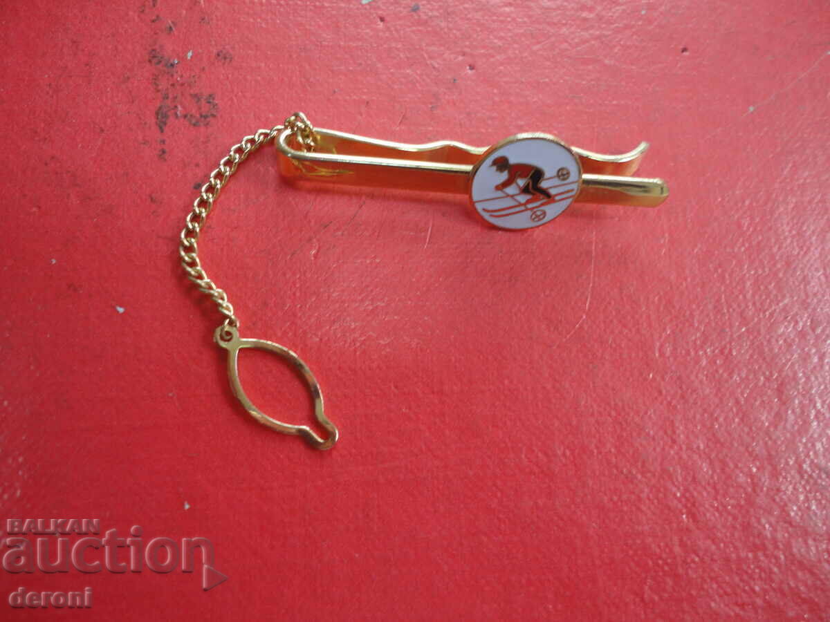 Gold Plated Paper Boy Tie Clip - 6 Gold Plated Paper Boy Tie Clip - 6