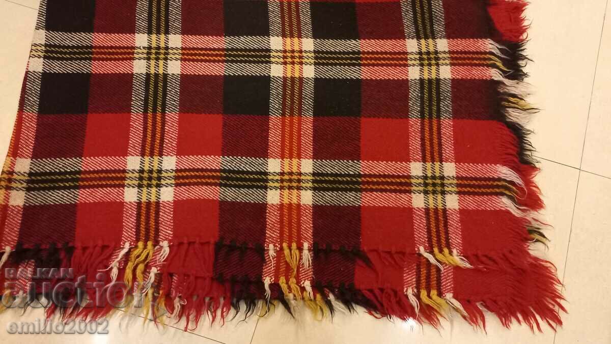 An authentic Rhodope woolen blanket