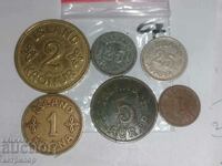 Lot of coins Iceland 1940-42