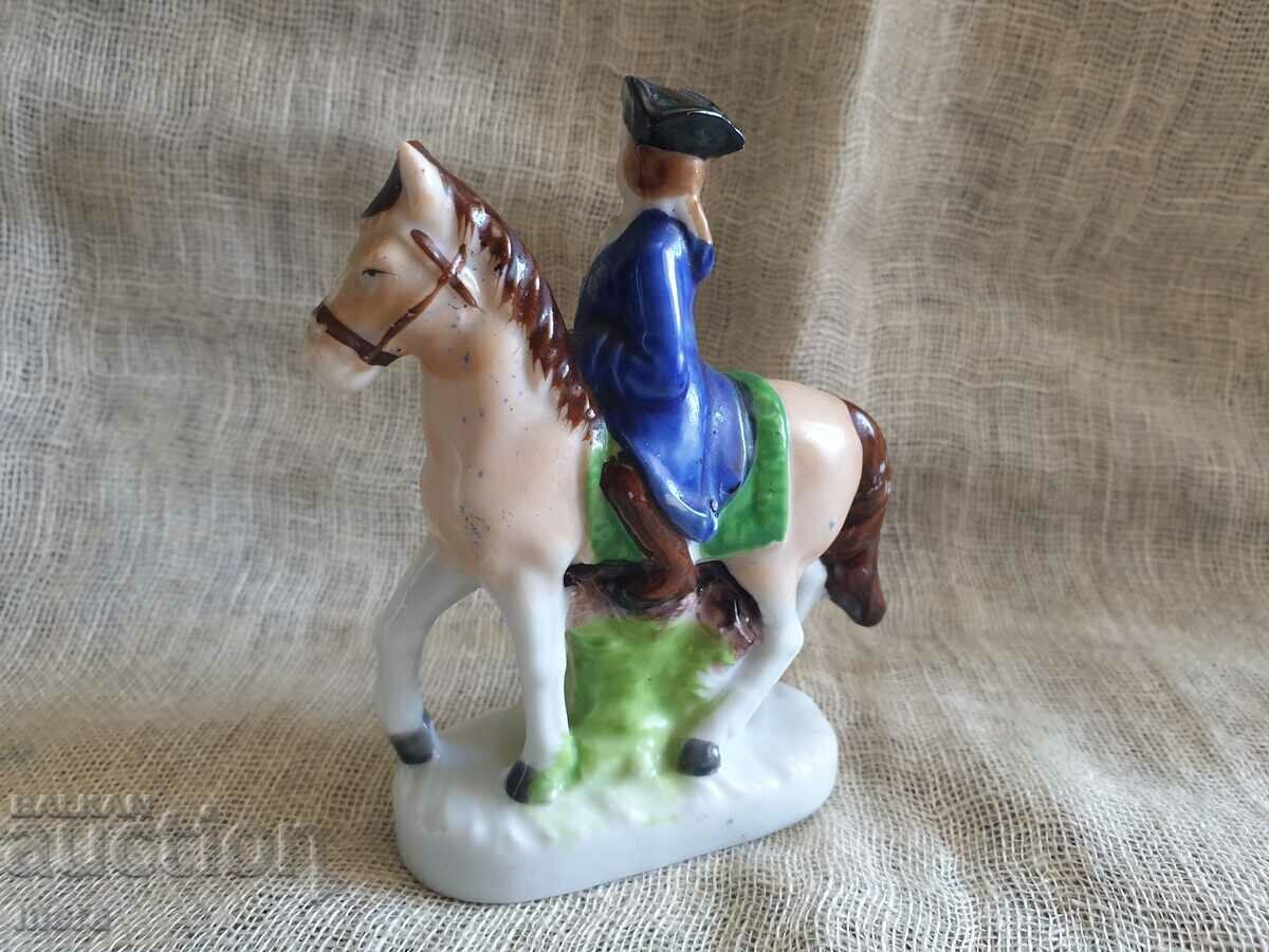 Porcelain figure of a nobleman on a horse with price 22.00 BGN | € 11.25