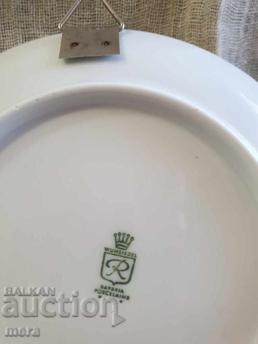 Beautiful plate with floral motifs for wall-Bavaria - 5 Beautiful plate with floral motifs for wall-Bavaria - 5