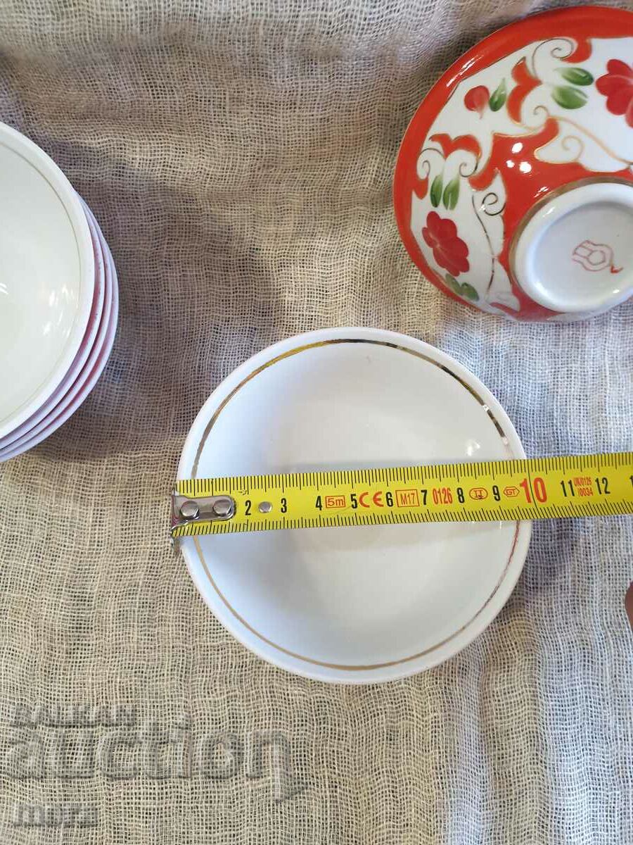 Pahare de portelan - Fabrica de portelan Samarkand - 6 bucati. - 7 Pahare de portelan - Fabrica de portelan Samarkand - 6 bucati. - 7