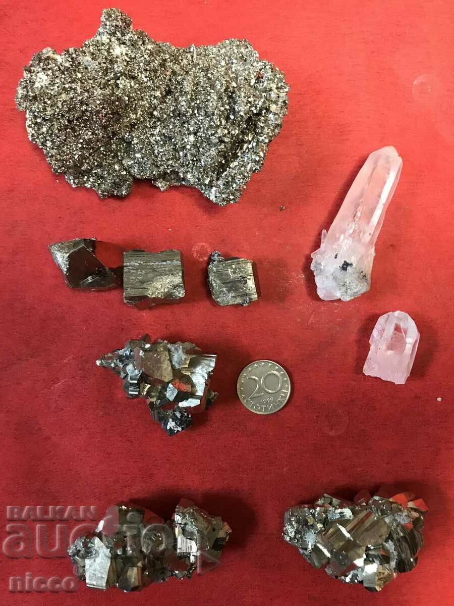Lot pyrite,Quartz with price 39.00 BGN | € 19.94 Lot pyrite,Quartz with price 39.00 BGN | € 19.94