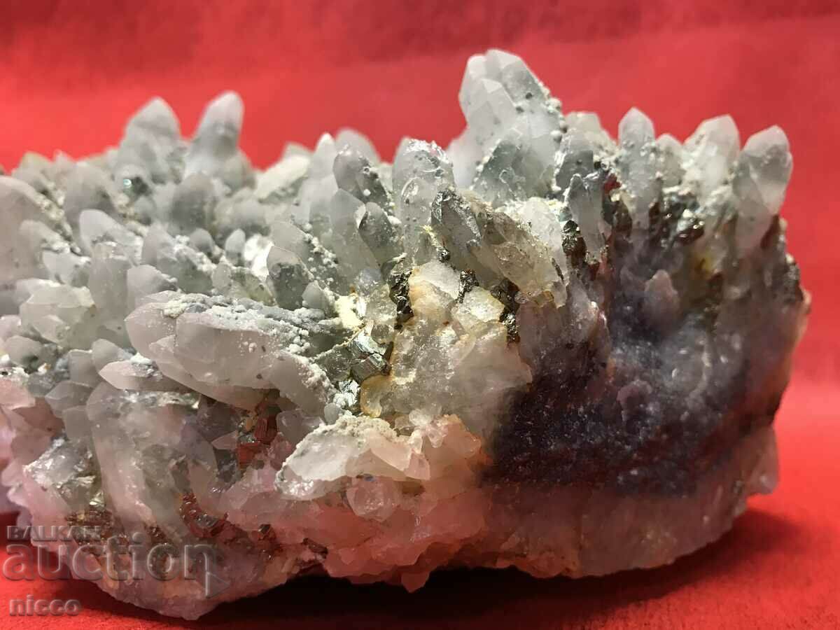 Auction Quartz with pyrite Auction Quartz with pyrite