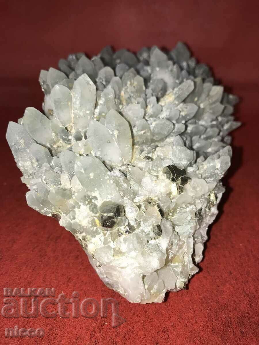 Quartz with pyrite - 6 Quartz with pyrite - 6
