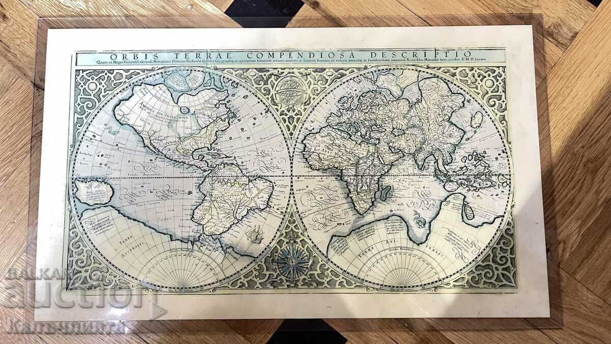 Original map of the world