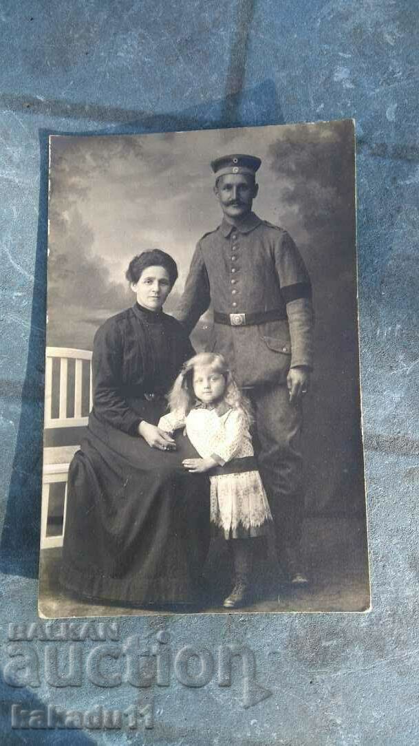 Оригинална снимка Немски войник от Първата световна война