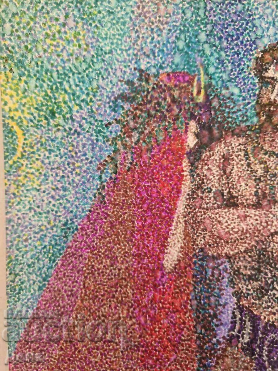 Interesting drawing - Pointillism with price 19.00 BGN | € 9.71 Interesting drawing - Pointillism with price 19.00 BGN | € 9.71