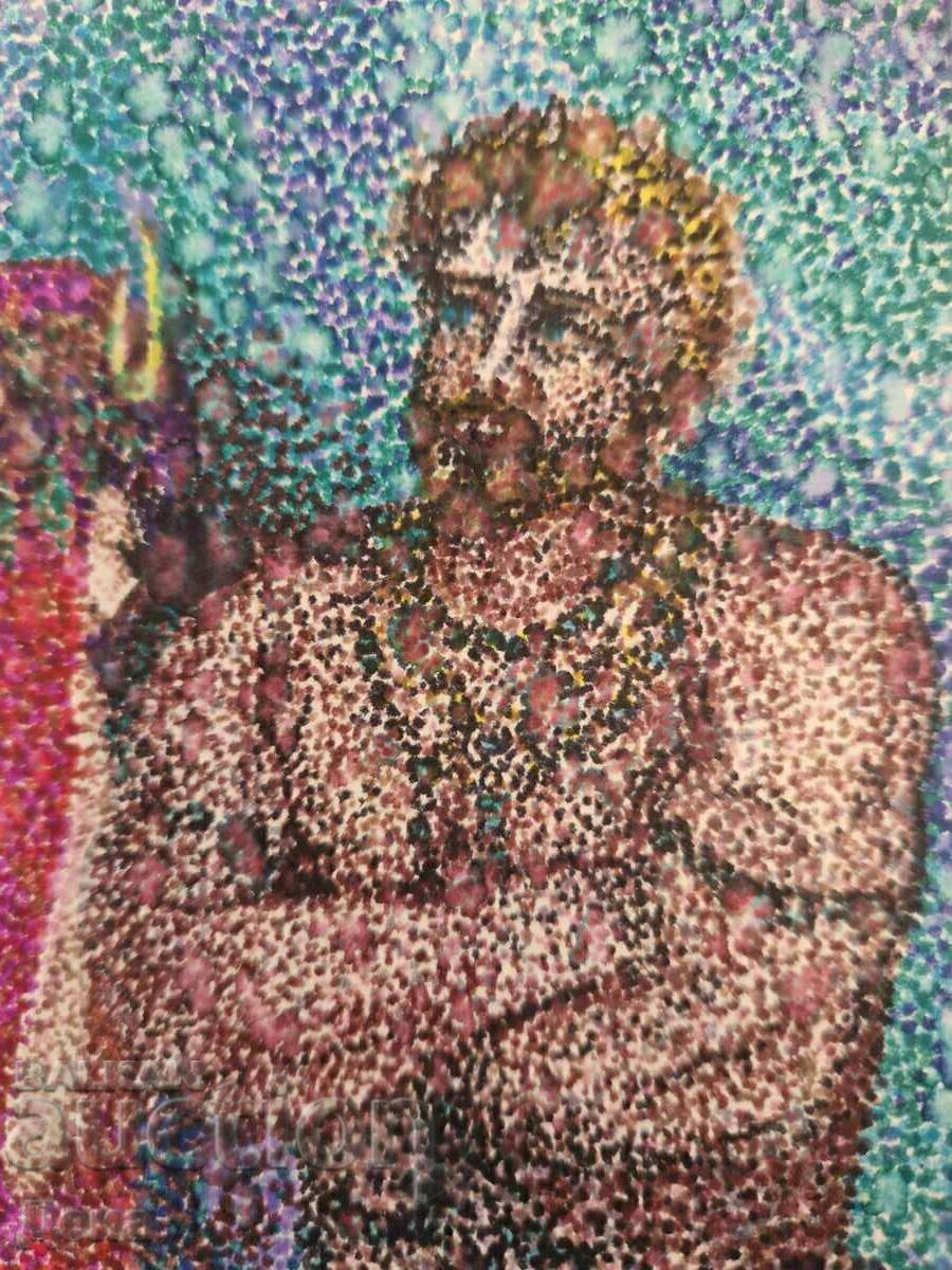 Delivery of Interesting drawing - Pointillism Delivery of Interesting drawing - Pointillism