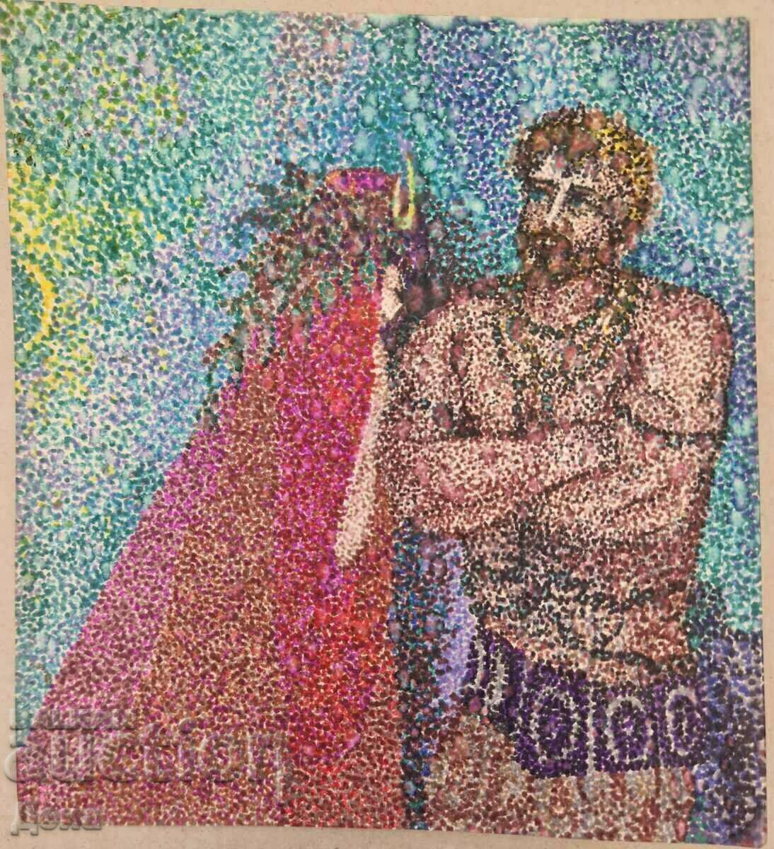 Interesting drawing - Pointillism Interesting drawing - Pointillism