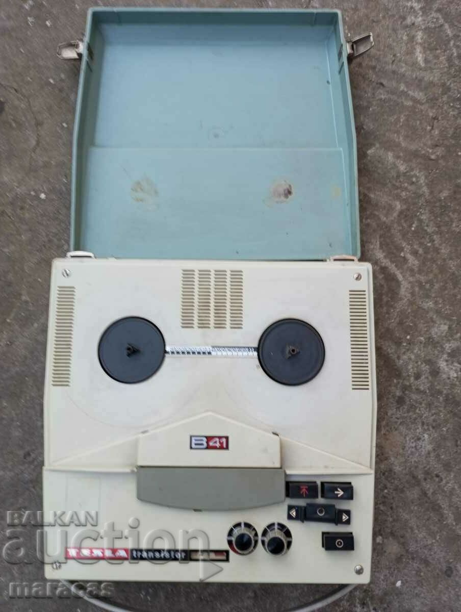 Old Tesla tape recorder