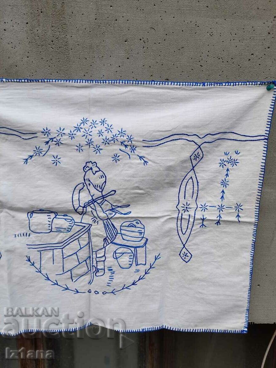 Delivery of Antique embroidered carpet, wall covering