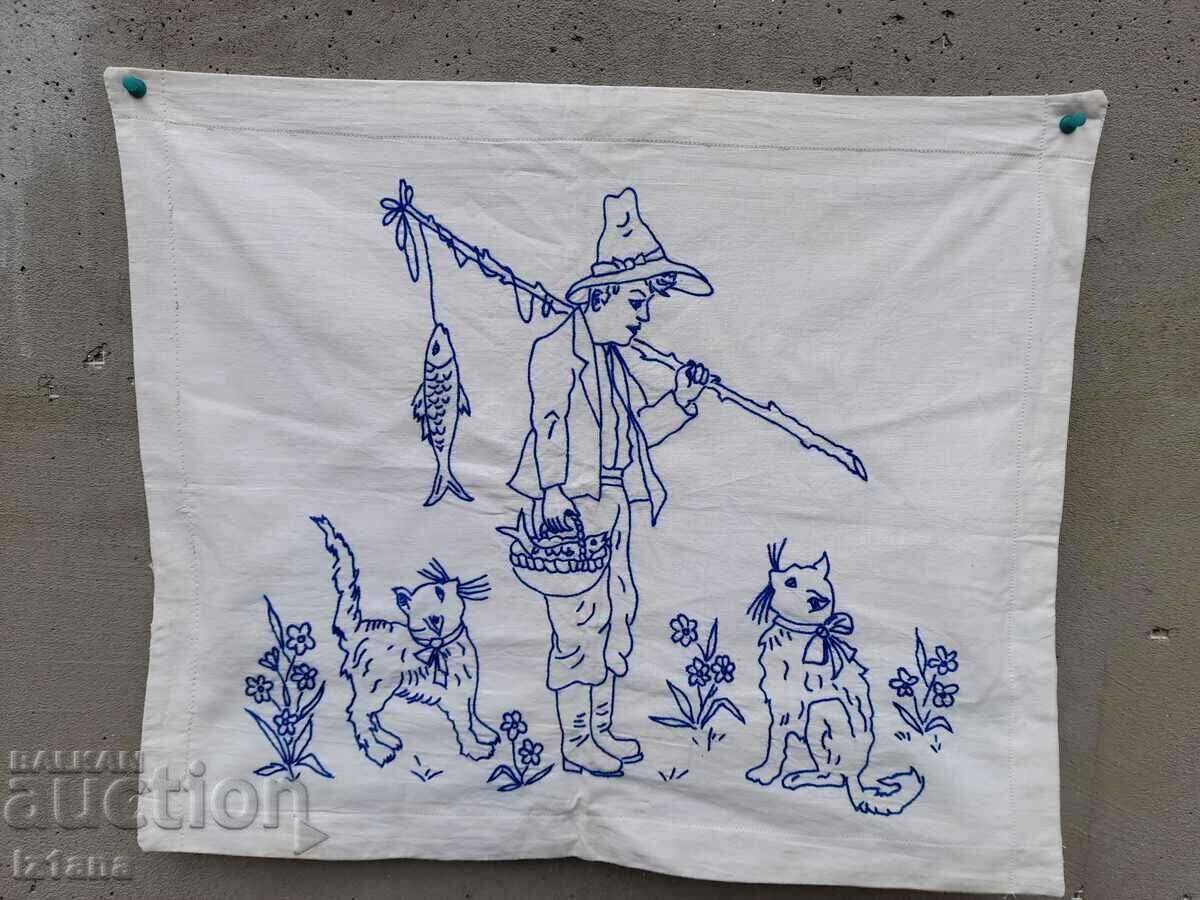 Vintage embroidered pillowcase with price 27.00 BGN | € 13.80 Vintage embroidered pillowcase with price 27.00 BGN | € 13.80