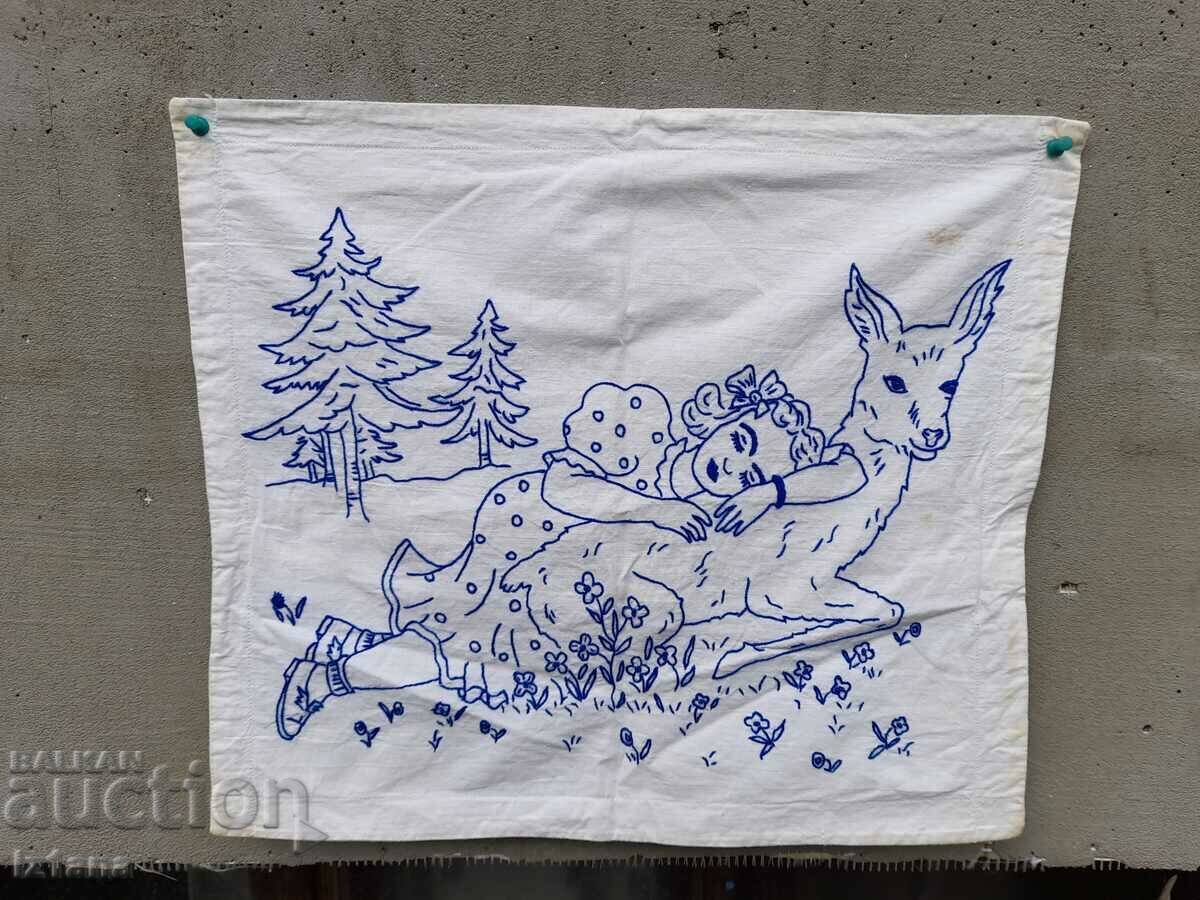 Vintage embroidered pillowcase with price 22.00 BGN | € 11.25 Vintage embroidered pillowcase with price 22.00 BGN | € 11.25