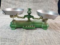 Antique metal toy scale