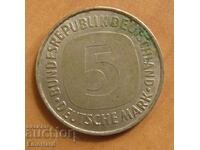 Германия  5 марки 1994 J