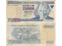 tino37- ТУРЦИЯ - 250000 ЛИРИ - 1970/98г