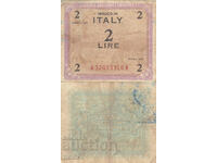tino37- ITALY - 2 LIRES /MILITARY CERTIFICATE/ - 1943