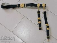 Navy officer's belt with cortic carriers Navy