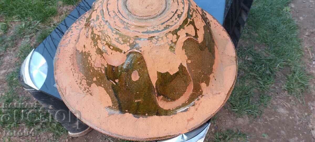 VASO CERAMIC URIAȘ VECHI FOARTE VECHI - 6