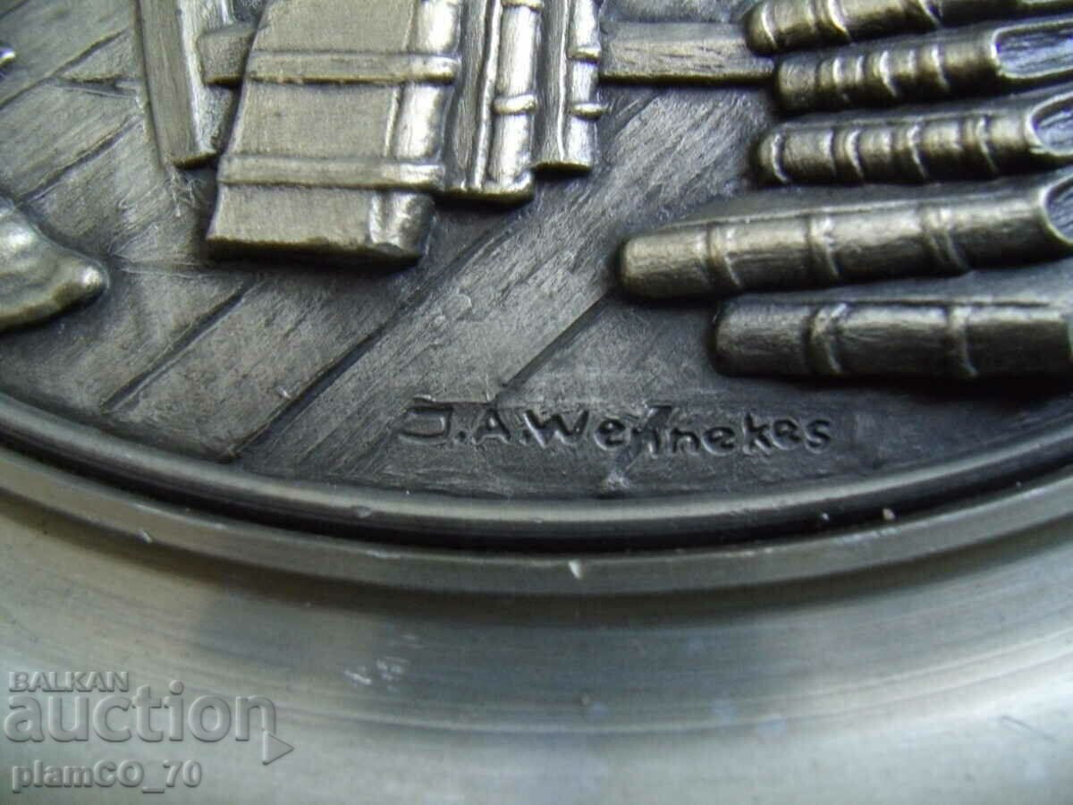 Auction No.*7454 old metal / tin panel - SKS ZINN Auction No.*7454 old metal / tin panel - SKS ZINN