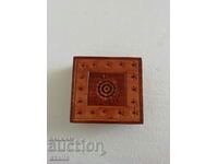 Original carved wooden jewelry box