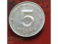 GDR 5 pfennig 1953 E - calitate