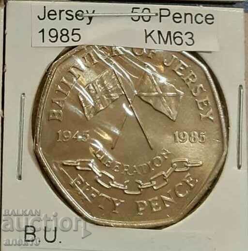 Джърси  50  пенса   1985