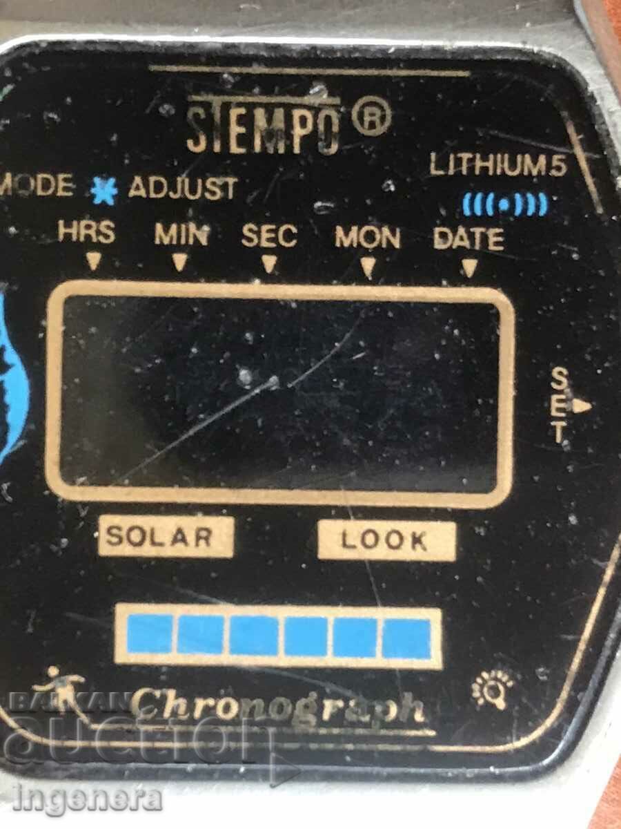 WATCH ELECTRONIC MANUAL RETRO USED PARTS REPAIR - 6