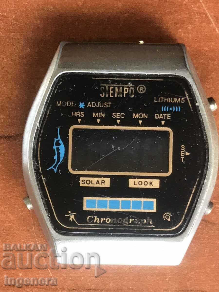 WATCH ELECTRONIC MANUAL RETRO USED PARTS REPAIR