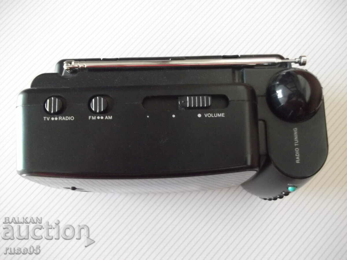 Δημοπρασία Τηλεόραση "CASIO-AV-100-FM/AM 2 Band Radio Ρολόι Τηλεόραση"