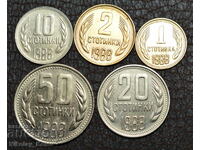 Σετ κοινωνικών νομισμάτων 1988 - 2.
