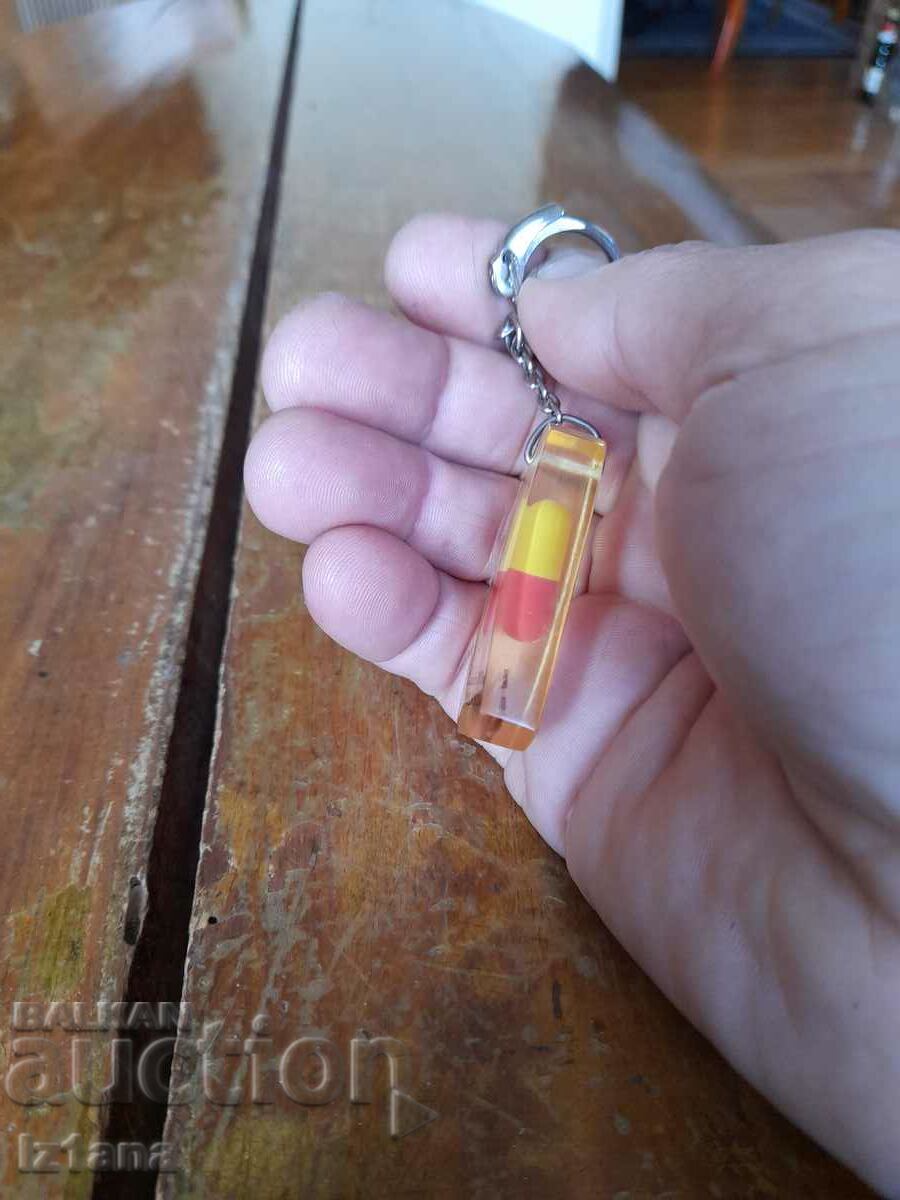 Auction Old Ciech Polfa key ring Auction Old Ciech Polfa key ring