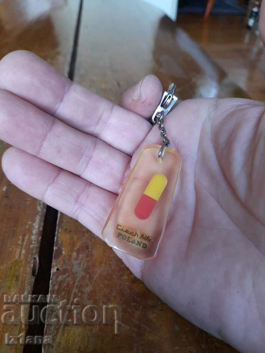 Delivery of Old Ciech Polfa key ring Delivery of Old Ciech Polfa key ring