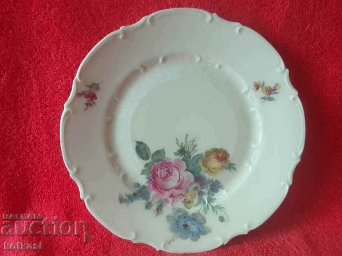 Delivery of Old porcelain plate UNGER & SCHIDE Roschutz embossed surface Delivery of Old porcelain plate UNGER & SCHIDE Roschutz embossed surface