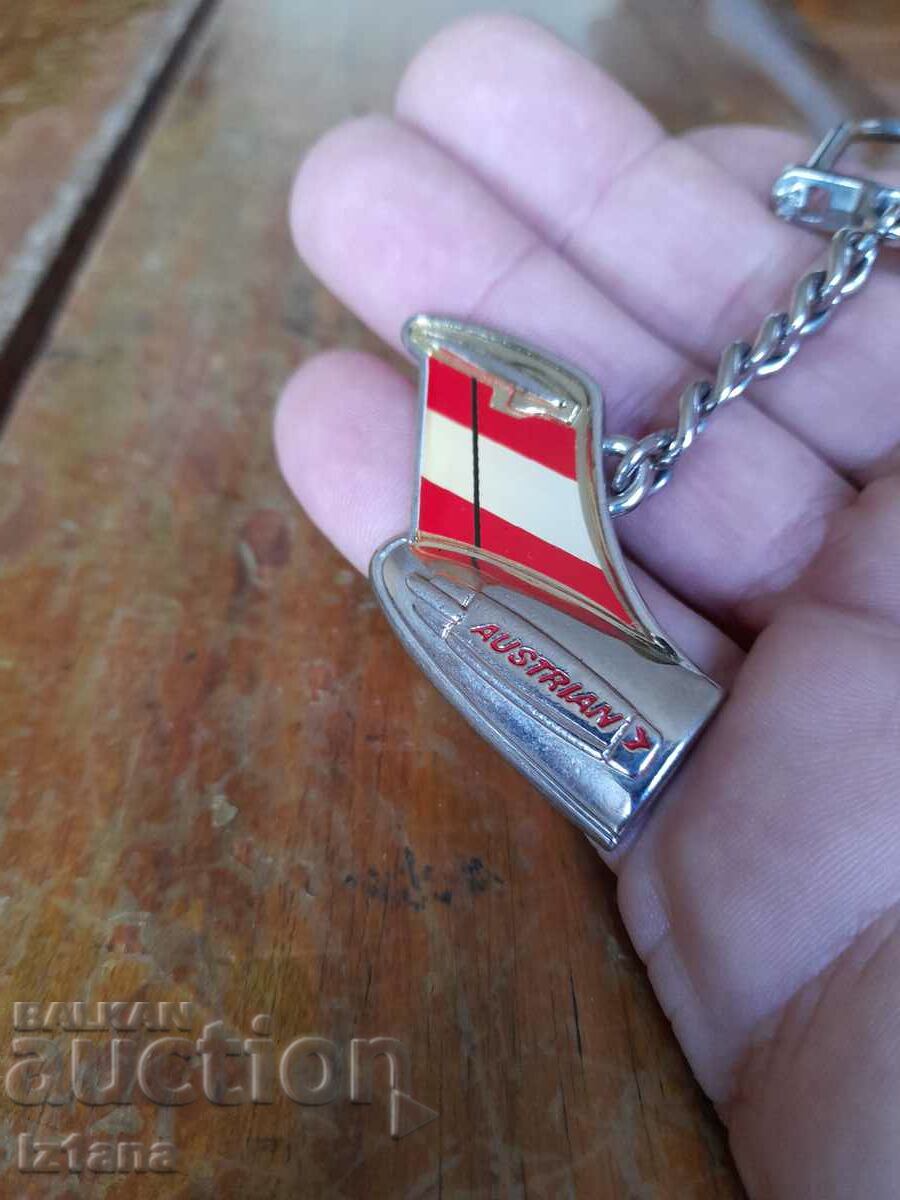 Old Austrian Airlines key ring with price 27.00 BGN | € 13.80